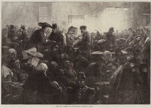 La Guerra, in attesa di un treno per Tours a Le Mans da Charles J. Staniland